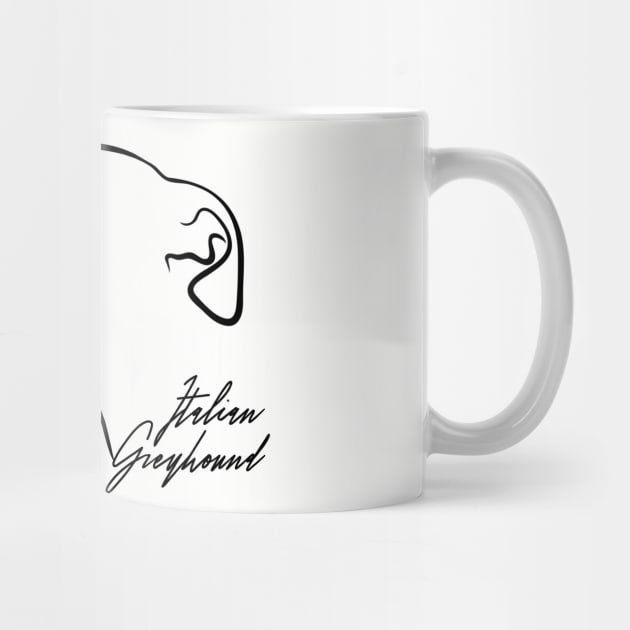 Proud Italian Greyhound profile dog lover by wilsigns